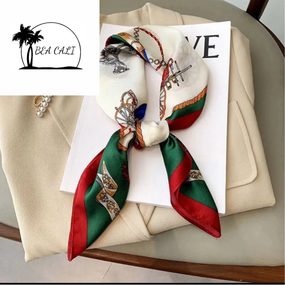 Elise French style horse pattern scarf multi-functional